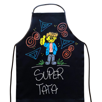 [Fb60] Fartuszek bawełniany SUPER TATA
